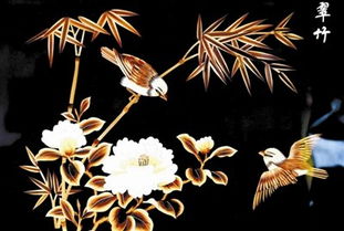 麥秸畫(huà) 欒川旅游商品中的璀璨明珠